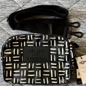 ALOHA Collection LeTour Crossbody - Rattan Moon Shimmer on Black - New with Tags